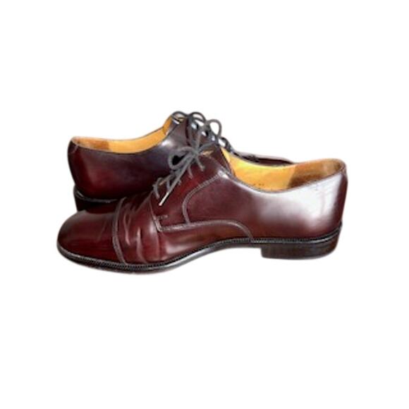 Cole Haan City Caldwell Men\'s 8.5D Cap Toe Dress Oxford Burnished Burgundy 08331 main image 5